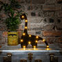 Black Diplodocus Dinosaur LED Night Light, thumbnail 6 of 6