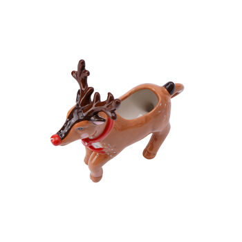 Christmas Rudolph Cream Milk Pourer Jug And Gift Box, 6 of 7