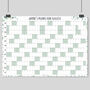 Personalised 2026 Wall Calendar | A1 Or A2 Eucalyptus Planner, thumbnail 2 of 5