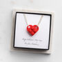 Personalised Building Block Couples Heart Necklace, thumbnail 1 of 3