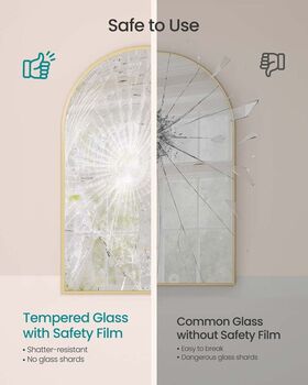 Wall Mounted Bathroom Mirror Vanity Mirror, 3 of 6