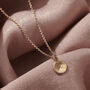 Small Zodiac Disc Necklace, thumbnail 3 of 10