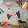 Vintage Inspired Deckchair Canvas Bunting, thumbnail 1 of 5