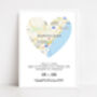 Engagement Location Print | Personalised Engagement Gift, thumbnail 2 of 6