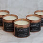 Chalet Log Fire Copper Candle Tin, thumbnail 4 of 4