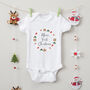Personalised Baby’s First Christmas Babygrow, thumbnail 2 of 3