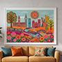Manchester Custom Skyline Print, thumbnail 1 of 4