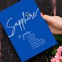 Sparkly Sapphire Anniversary Heart Card, thumbnail 1 of 12