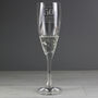 Personalised Big Age Cut Crystal Champagne Flute, thumbnail 4 of 6