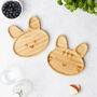 Personalised Kids Snack Plate In 100% Bamboo, thumbnail 1 of 7