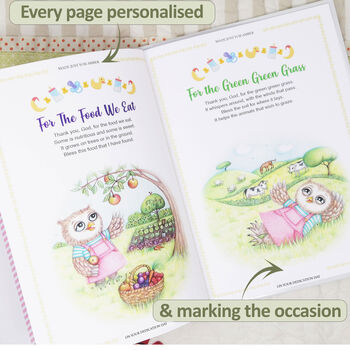 Dedication Gift Book Personalised For Baby And Child, 4 of 8