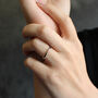 18ct White Gold Twist Wedding Ring, thumbnail 2 of 4