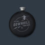 Black 6oz Hip Flask In Gift Box 'It's All Downhill From Here' | Drink Holder | Flask | Sport Accessory | Skiing, thumbnail 1 of 2