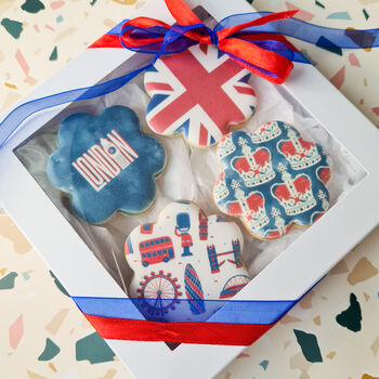 London Themed Luxury Biscuit Gift Box, Eight Cookies, 7 of 7