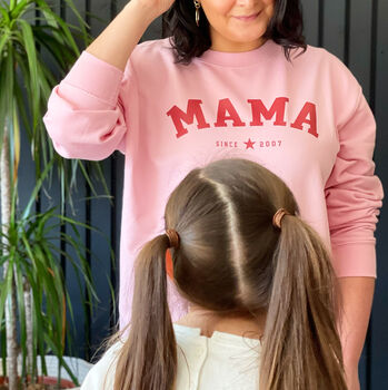 Personalised Mama New Mum Birthday Gift Sweatshirt, 8 of 12