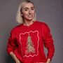 Christmas Tree Bow Sweatshirt, thumbnail 1 of 8
