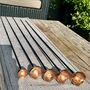 Glass And Copper Garden Stake, thumbnail 4 of 6
