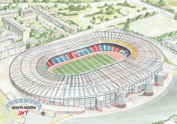 Hampden Park Stadium Fine Art Print, 2 of 3