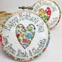 Mothers Day Personalised Embroidered Hoop Card, thumbnail 12 of 12