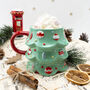 Christmas Tree Snack Mug With Gift Box, thumbnail 1 of 8