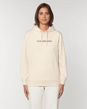 Custom Trip Organic Cotton Unisex Hoodie, 10 of 10