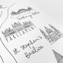 Budapest Illustrated Map Print, thumbnail 4 of 9
