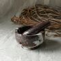 Luxury Rosso Marble Pestle And Mortar, thumbnail 2 of 4