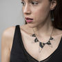 Geometric Triangle Statement Necklace, thumbnail 2 of 6