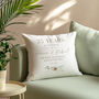 Silver Wedding Anniversary Cushion, thumbnail 3 of 9