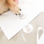 Personalised Pet Paw Print Silver Charm, thumbnail 5 of 9