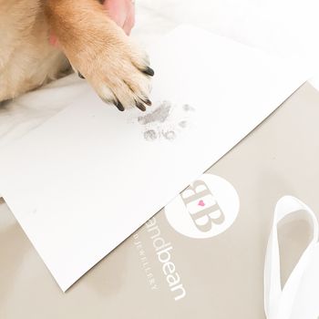 Personalised Pet Paw Print Silver Charm, 5 of 9