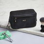 Personalised Leather Shaving Kit Bag, thumbnail 1 of 6