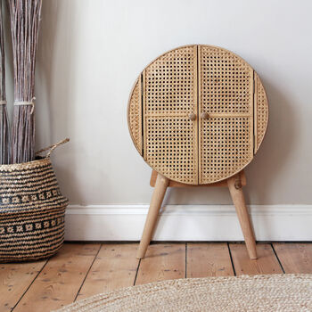 Small Rattan Cabinet, 2 of 8