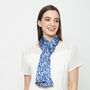 Blue Skies Long Double Sided Silk Scarf, thumbnail 6 of 9