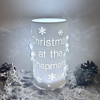 Personalised Decorative Christmas LED Light Snowflakes, 2 of 6
