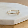 Slim Fingerprint Heart Ring, thumbnail 1 of 6