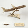 Boeing 737 800 Model Plane Personalised Wooden Kit, thumbnail 6 of 11