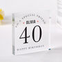 Custom Birthday Gift Name Plaque Keepsake, thumbnail 1 of 5