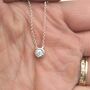 Diamond Solitaire Necklace, thumbnail 2 of 7