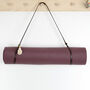 Genuine Leather Strap, Blanket Strap, Yoga Mat Carrier, thumbnail 8 of 8