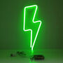 Lightning Shaped LED Neon Night Light, thumbnail 7 of 11