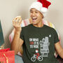 Oh What Fun It Is To Ride Bicycle Christmas T Shirt, thumbnail 1 of 7