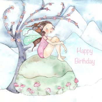 Personalised Fairy Birthday Card, 4 of 4