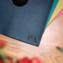 Personalised Premium Leather Mouse Pad, Initials, Name, thumbnail 3 of 11