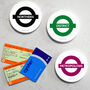 Official London Underground Tube Line Drinks Coaster, thumbnail 1 of 4