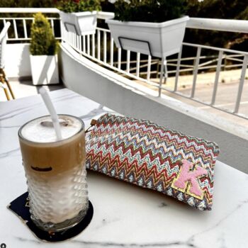 Personalised Multi Chevron Stripe Pouch, 2 of 10