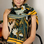 Sunflower Woven Scarf | Gift For Her | Friendship Gift Idea, thumbnail 2 of 12