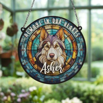 Husky Memorial Suncatcher, 3 of 6