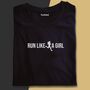 Run Like A Girl Statement Shirt, thumbnail 1 of 2