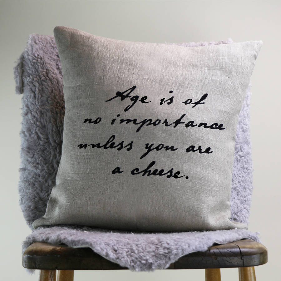 Birthday Gift Novelty Cushion Cover By Minna's room